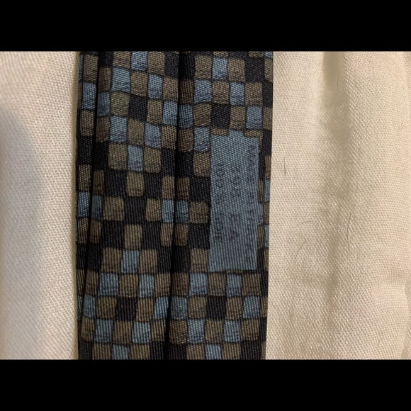 Hermès blue/gray tone pattern tie - Picture 4 of 5